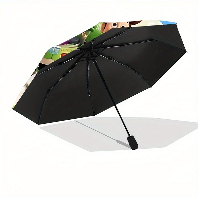 1pc Toy Story, Woody Automatic Folding Umbrella, 8-Rib Portable & Foldable Design, Highqualityy0722026