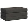 Folding Sofa Bed 80 x 67 x 45 cm Dark Grey