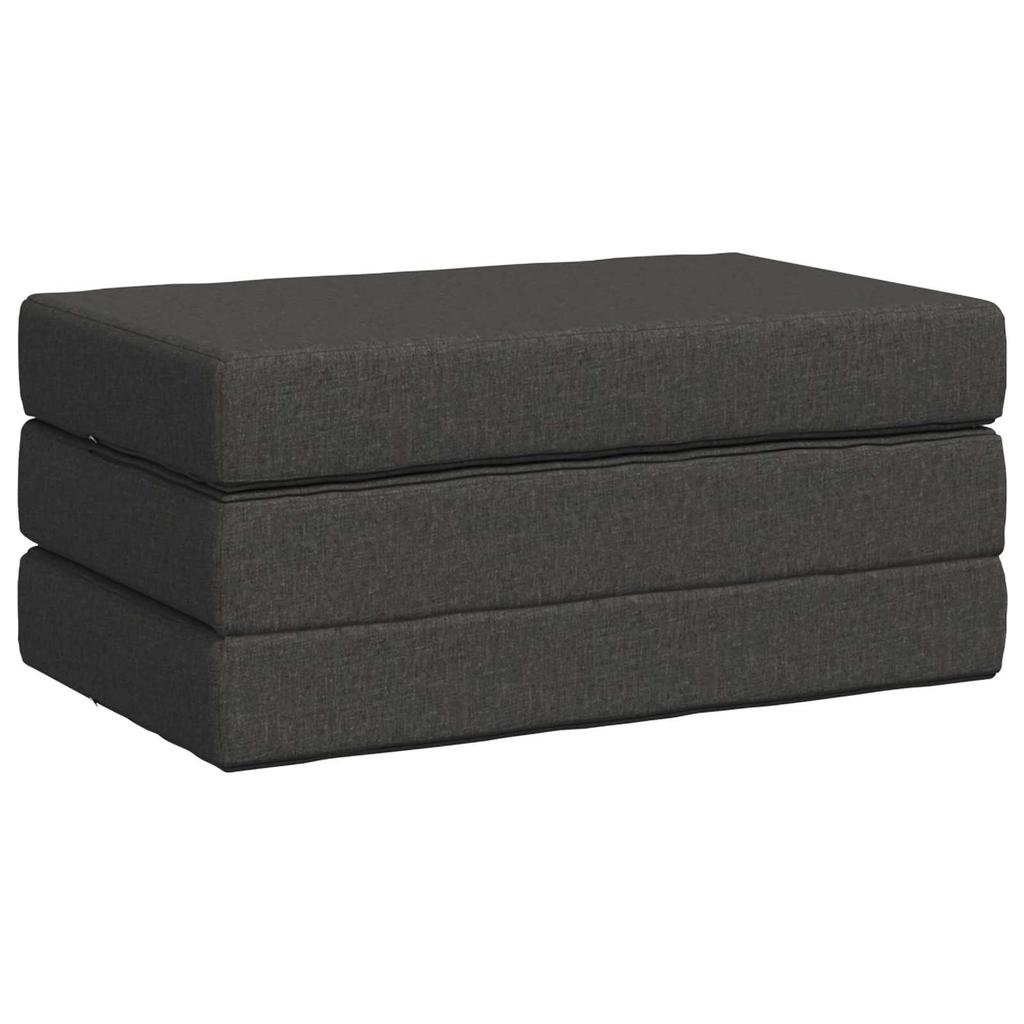 Folding Sofa Bed 80 x 67 x 45 cm Dark Grey