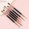 1 PCS Double Head Nail Brush Metal Handle UV Gel Liner Brush Painting Drawing Pen Crystal Acrylic Nail Art Manicure Brushes Tool