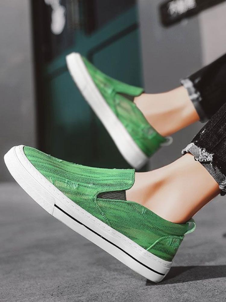 Male Shoe Korean Style Non Slip Work Men's Casual Shoes Canvas New In Elegant Designer Luxury Promotion Hiking Retro Sneakers