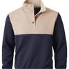 Casual Sports Sprin Autumn Winter Outdoor Splicing Colour Button Sweater Jacket Moisture Wicking Comfortable Fit Skin-friendly Breathable Tops