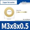 Ultra-Thin Brass Flat Washer Round Shim (Sizes M2-M20)
