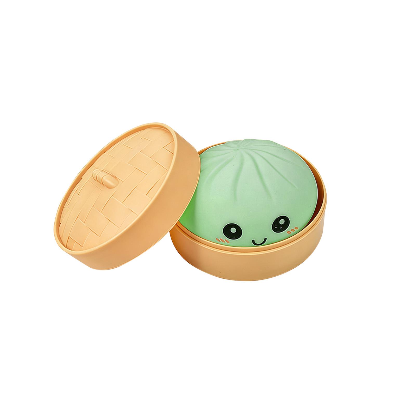 

Realistic Giant Steamed Bun, A Toy With A Steamer, A Slow- Dough Ball Designed For Stress Relief. One Size