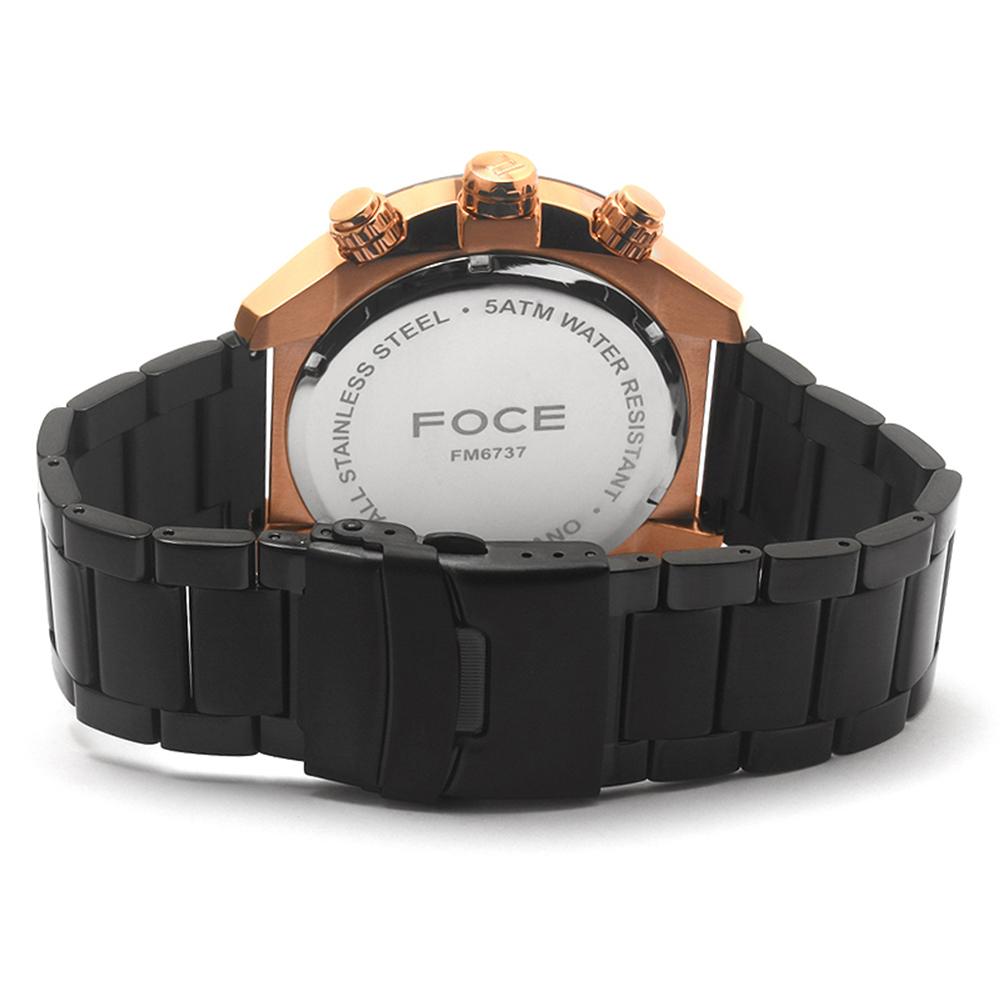 Poche 49Mm Men'S Chronograph Metal Watch Fm6737Bkg
