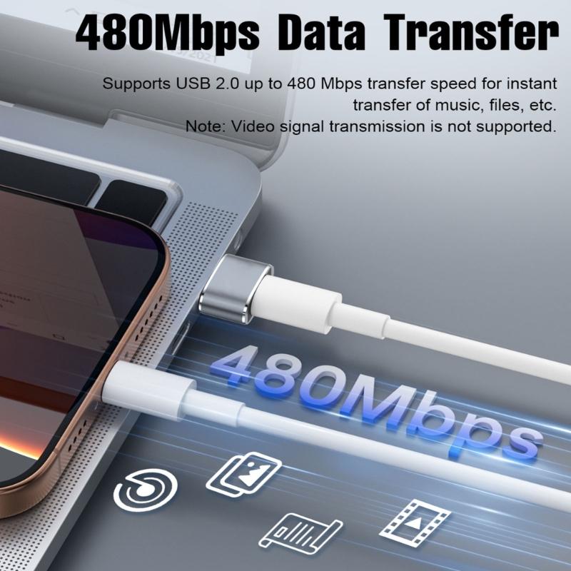 Metal USB To Type C OTG Adapter Easy Installation Plugs and Play For Mobile PC Accessories Rapid File Transfer 480Mbps
