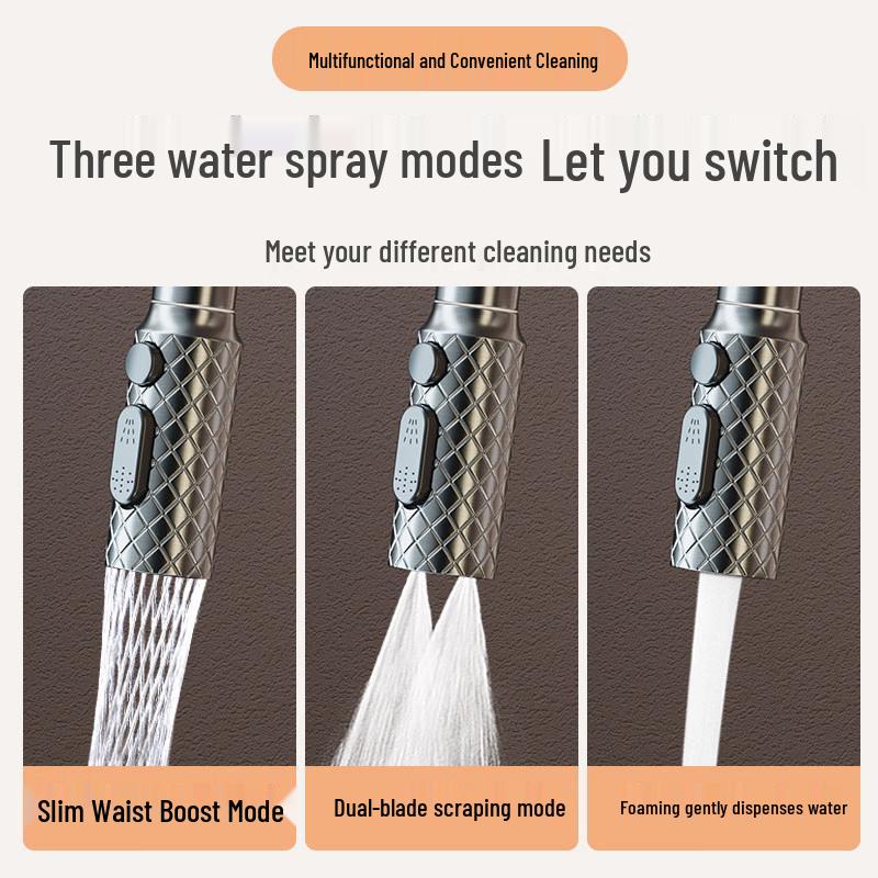 Copper Pull-Out Kitchen Sink Faucet