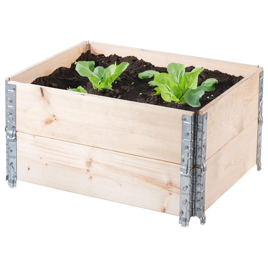 KADAX Extensie Palet Din Lemn 60x80cm Pachet Container Palet Pachet 2buc