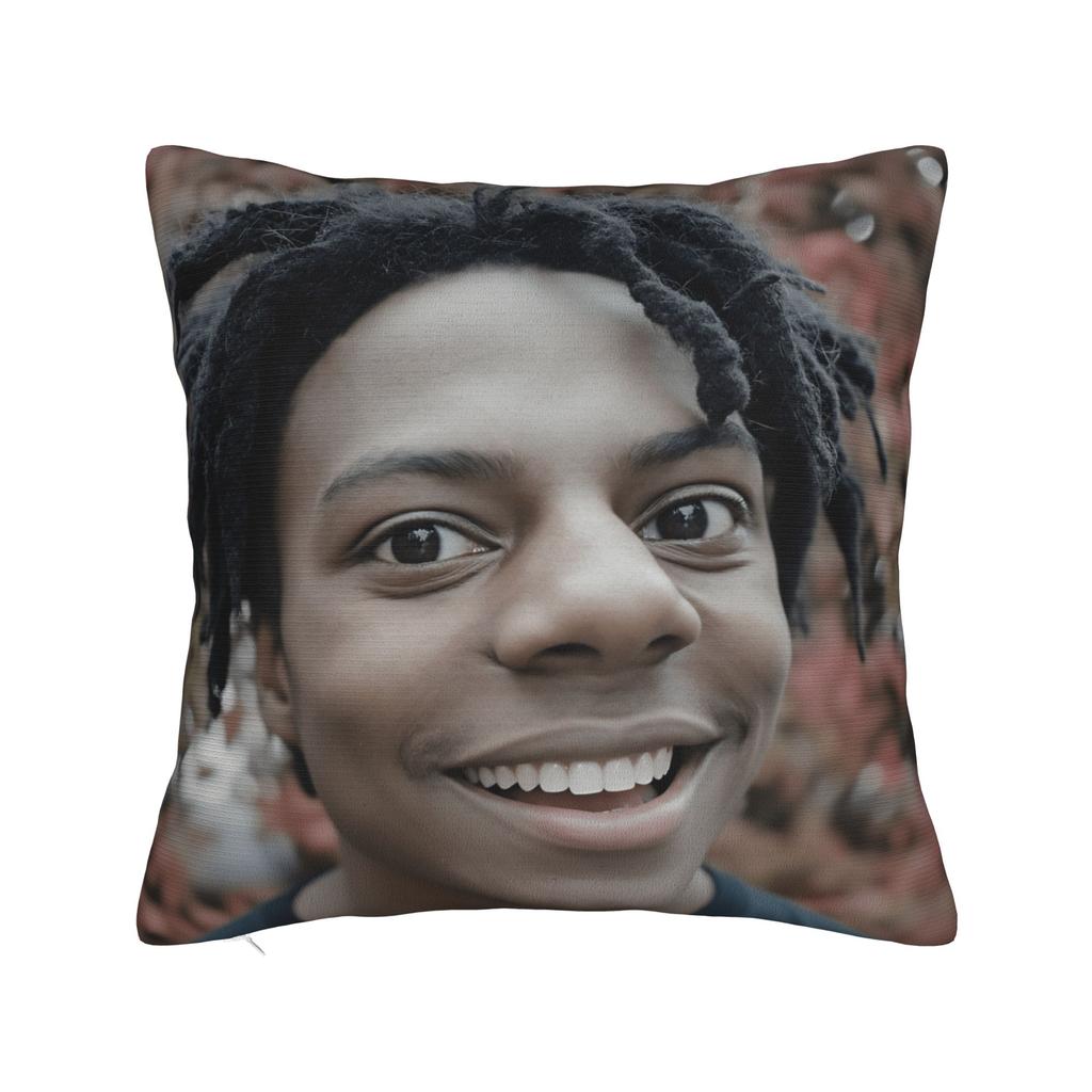 Pillow Case Funny Anchor iShowSpeed Reaction Meme Graphic Pillow Cover For Living Room Bed Chair Fashion Pillowcases