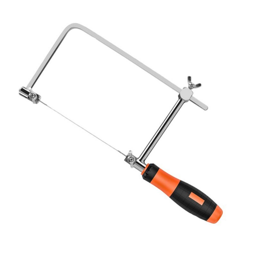 Mini Coping Saw Set Metal Wire Hand Tool Ergonomic Handheld Coping Saw Set Simple Operate for Wood Plastic Foam Cutting