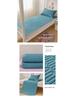 Thickened Ice Silk Cool Bed Sheet & Latex Mattress Topper for Summer