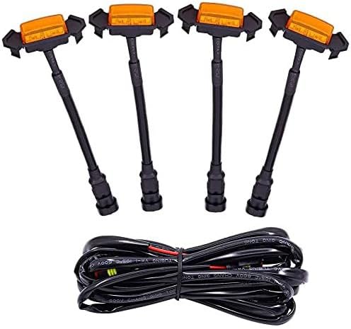 

Маркер решетки Aoling с водонепроницаемым кабелем Маркер решетки совместим с Toyota Tacoma 2016-2018 Комплект из 4 штук