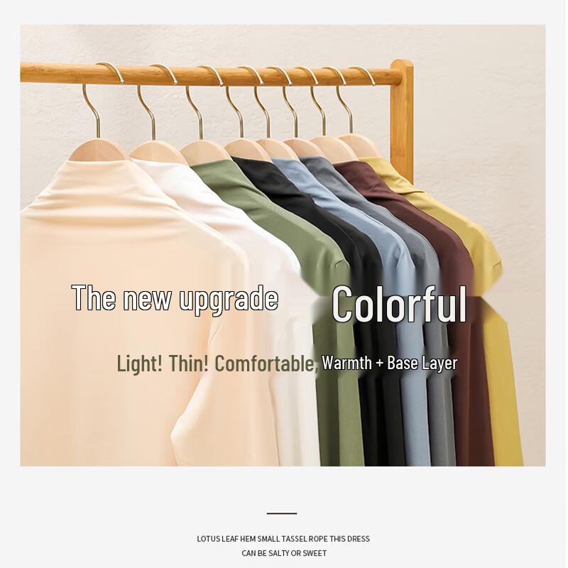 Women's Semi-High Neck Long Sleeve Base Layer Top