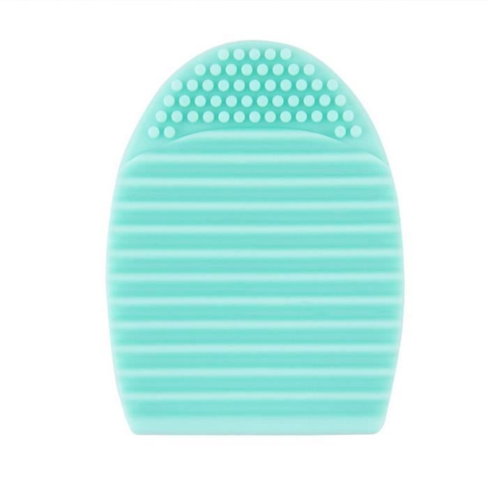 Maquillage de Gant Lavage Laveur Conseil Esthétique Propre Putil Pinceau de Nettoyage MakeUp Brosse Clean Vert