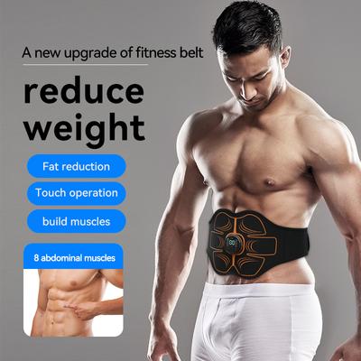 Cinturón Moldeador Abdominal Entrenador de Entrenamiento Muscular Recargable por USB Gimnasio en Casa Máquina de Ejercicio para Pérdida de Peso para Hombres y Mujeres