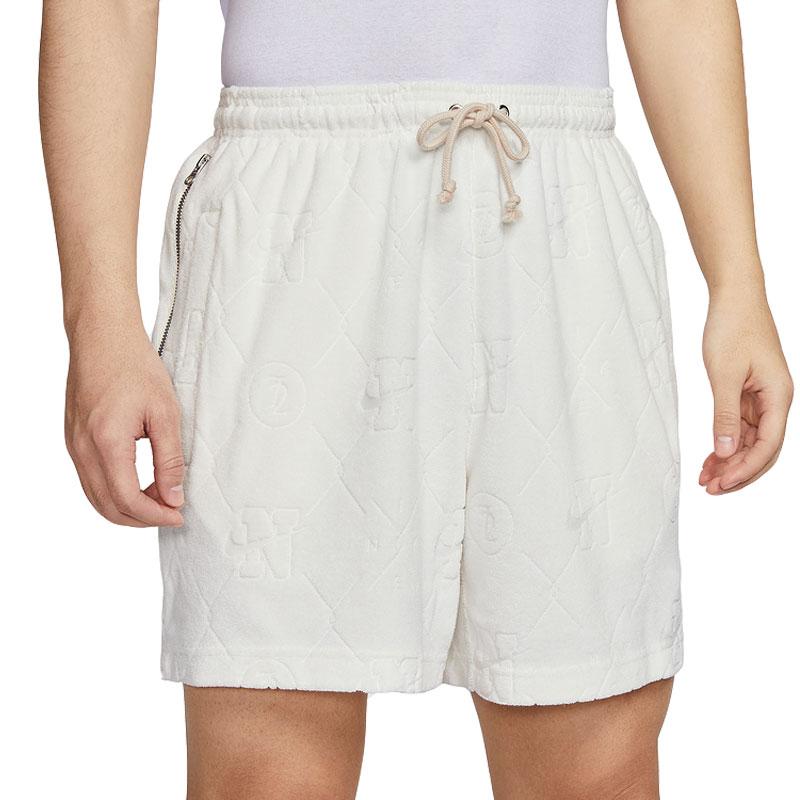 

Nike Logo Fashion Versatile Lace-Up Casual Shorts Men shorts White HJ4226-133 M