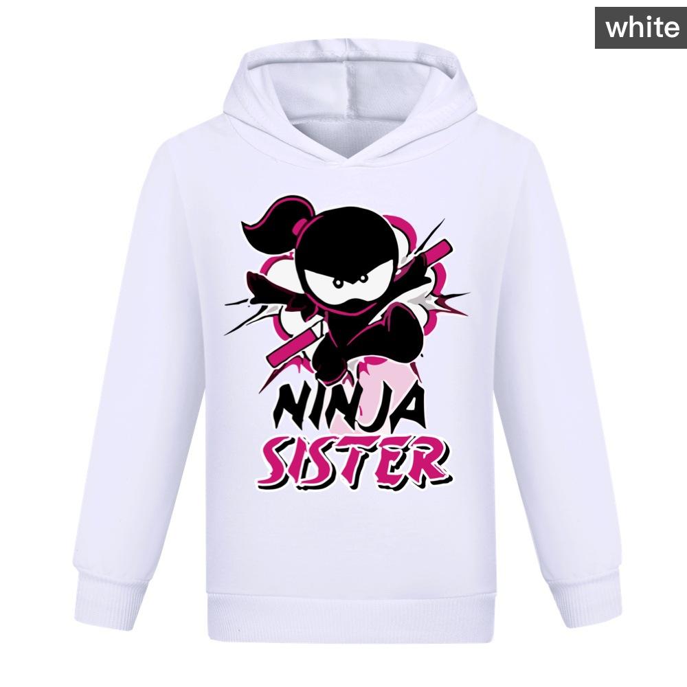 Cute Game NINJA KIDZ Hoodie Pullover Boys Girls Cartoon 3D Printed Sweatshirts Child Anime Casual Long Sleeve Tops