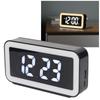 Wireless Charging Alarm Clock USB Reverse Charging LED Large Screen Rectangle Digital Alarm Clock for Bedroom