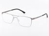 JanaM Square Frame Myopia Glasses: Trendy Metal Optical Eyewear for Men & Women, Slim Steel Design for Larger Faces