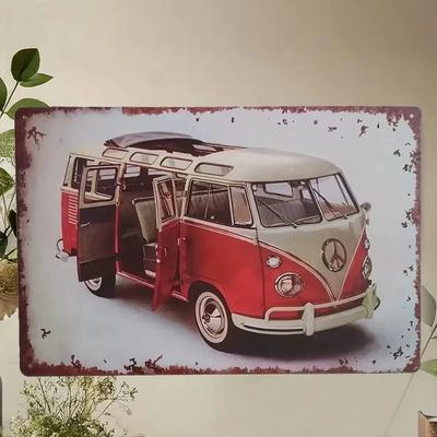 1 Stück Metallschild Retro Garagenschild Herren Wanddekor Altes Auto Werkstatt Poster Öl Tankstelle Schild Man Cave Dekor