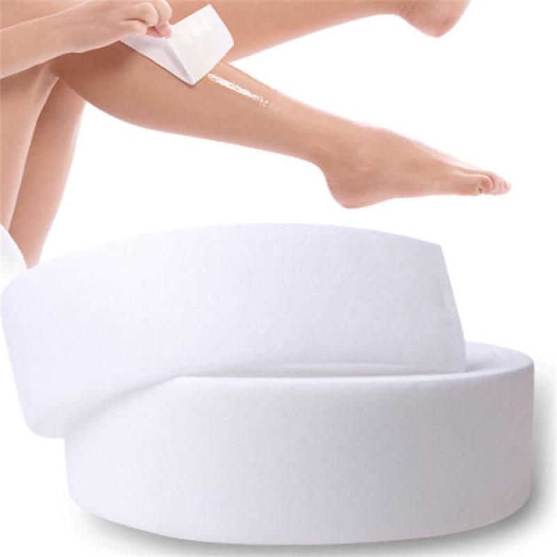1 Roll 50m 100m Nonwoven Wax Strips For Hair Removal Body Cloth Hair Remove Wax Paper Rolls Hair Removal Epilator High Quality