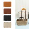2 Stück Ledergriffwickel für Handtaschen, Bucket Bags, Gepäckgriffe mit Schnalle, Universelle Taschengriffabdeckungshülle