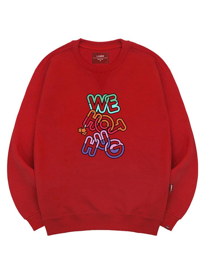 Ellamo Hot Hug Sweatshirt Unisex Big Size S~4Xl (Type B)