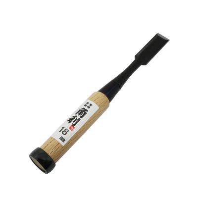KAKURI White Oak 215mm Overall 18mm Cutting for DIY and 41916 Chisel, Beveled, Handle, Length, Edge, Carpentry, Carving, Mortising,