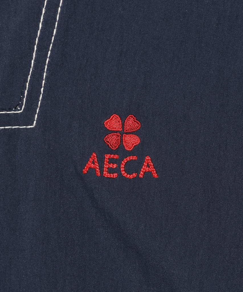 Aeca Stitch Hoodie Sports Jumper-Navy