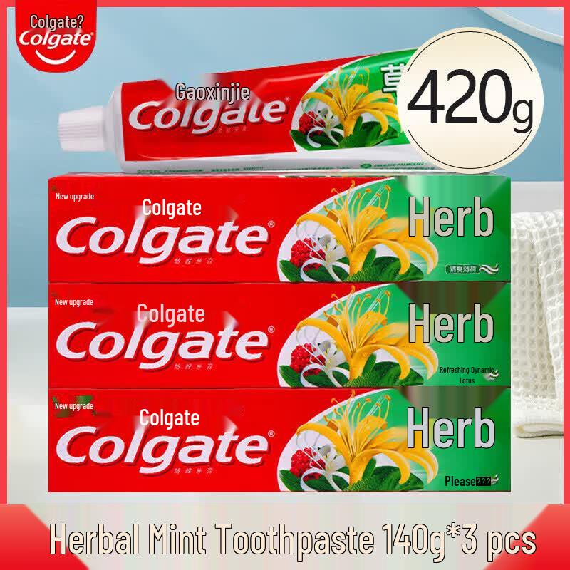 Colgate Herbal Toothpaste 140g 3-Pack