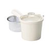 X 11 Glass Clean Teapot Tea Mino Ware Made In Stylish Ale-net Teapot, 10.4 Cm, 360cc, Cream, Wide-Mouth Lid, (with Strainer), Porcelain, Japan,