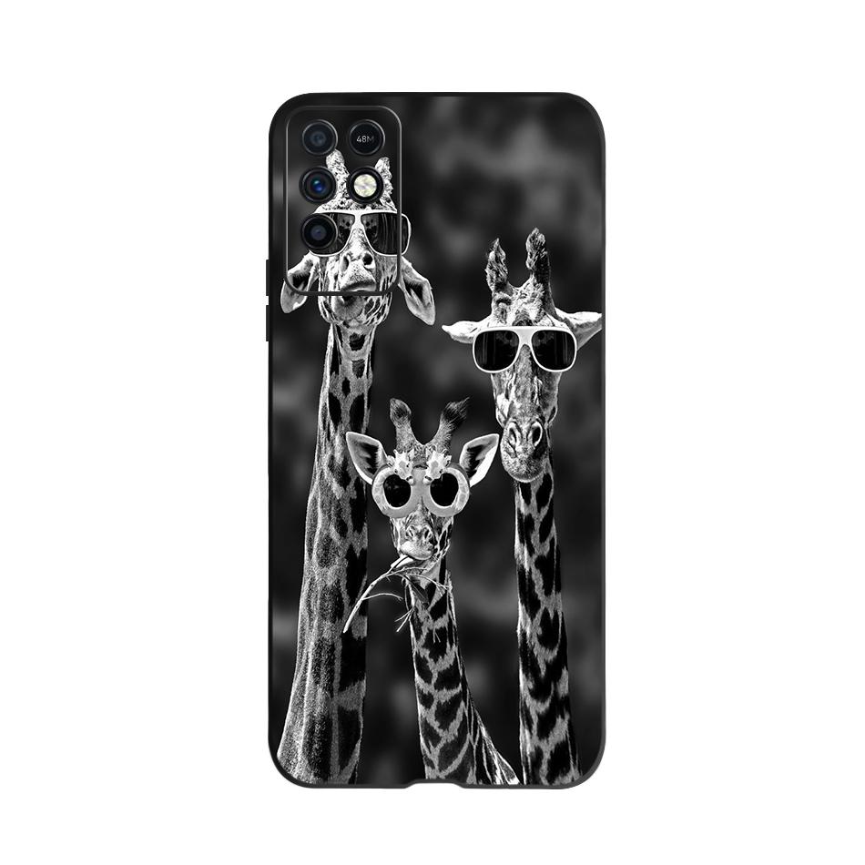 Phone Case For Infinix Note 10 Case 6.95" Soft Silicone TPU Back Cover For Infinix Note10 X693 Coque Cute Animal Fundas Bumper