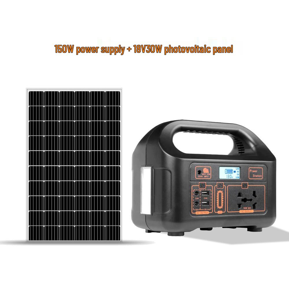110V Solar Photovoltaic Lithium Iron Phosphate Outdoor Power Supply for Live Streaming