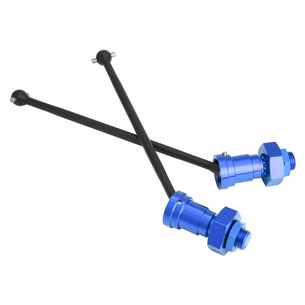 1pair Front Rear Drive Shaft CVD Dogbone Upgrade Part for TRAXXAS XMAXX 1 5 Car (Navy Blue)