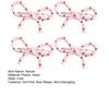 4Pcs Girl Hairpins Korean Style Dot Design Bow Shape Hair Clips Stable Non-slip Side Bang Hair Pins Hair