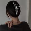 Irregular Liquid Metal Hairpin, Women's Hair Volume, Large Hairpin, Back of Head, Autumn and Winter, Snake-shaped Disc Hair Clip, Hair Accessories