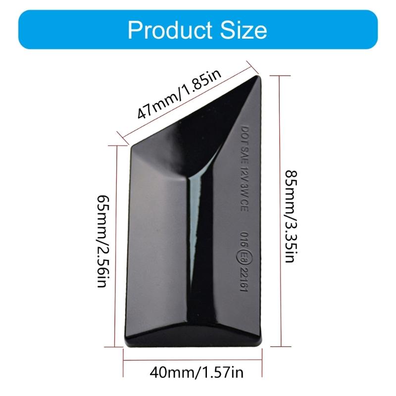 LED Dynamische Sequenzielle Blinkerleuchten für Vectra C Signum Einfache Installation ABS Seitenmarkierungsleuchte