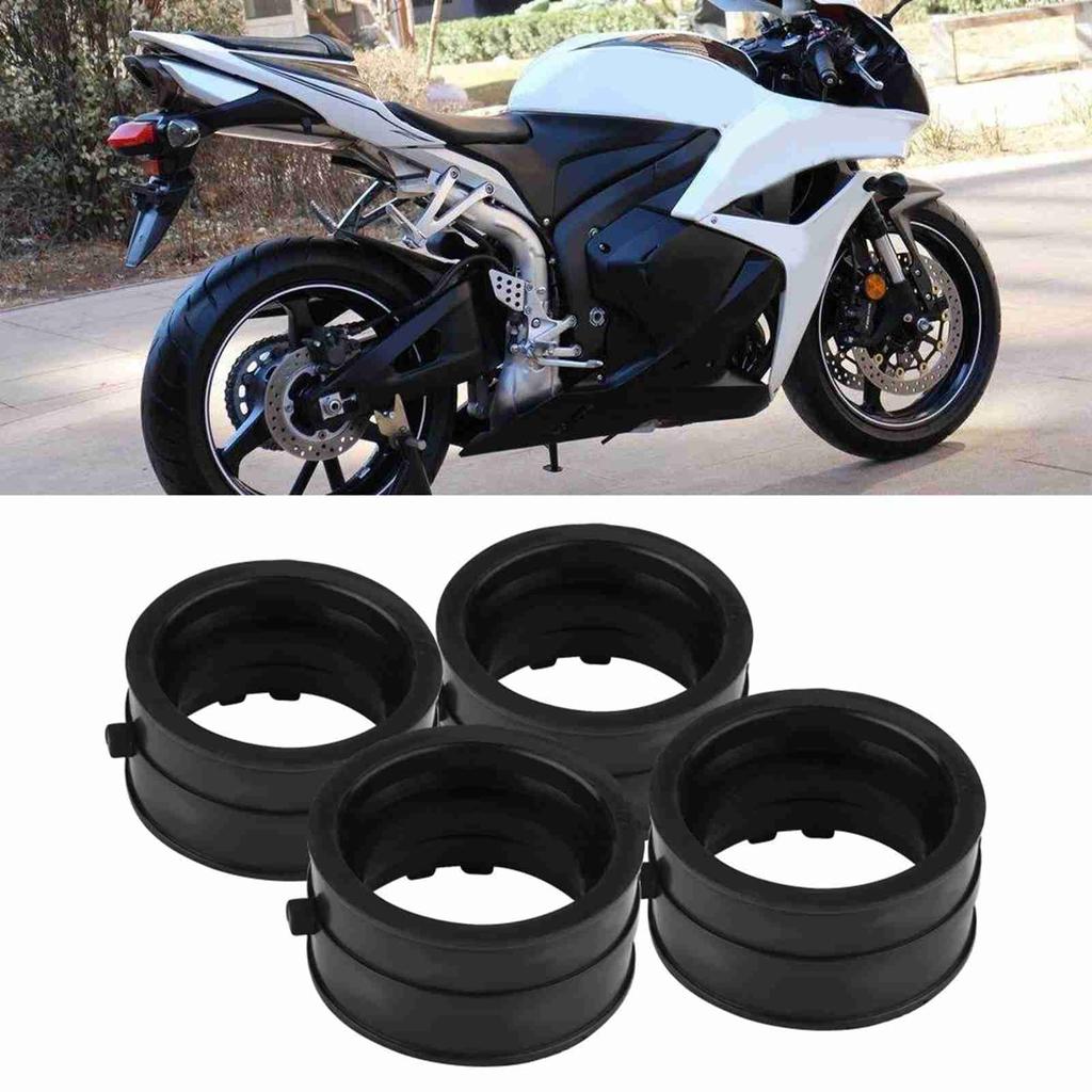 4Pcs Motorcycle Carb Carburetor Intake Manifold Boot Joint for CBR600F2 CBR600F3 CBR600SJ