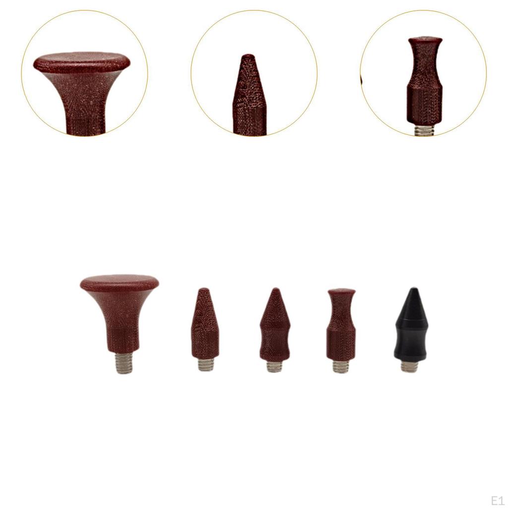 5x Car Body Paintless Dents Repair Tools Stainless Steel Portable Taps Tips