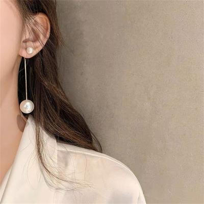 Fashion Korean Pearl Tassel Dangle  Earrings  for Women Girl Gift Jewelry Wholesale