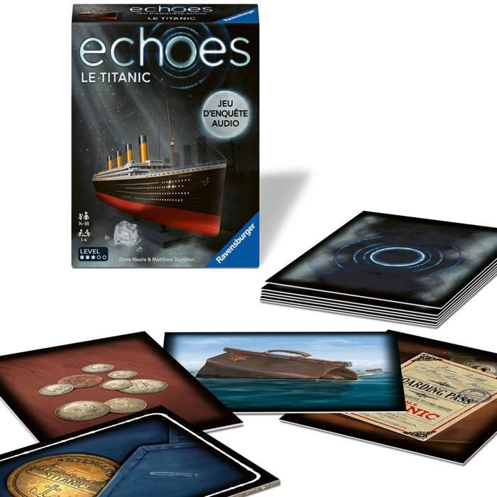 Board Game - Echoes - The Titanic - 1 To 4 Players - 40 To 60 Minutes - French