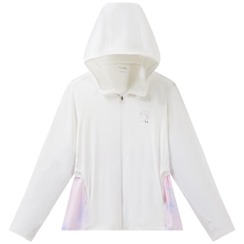 Anta Kids Girls Hooded Sun Protection Jacket 101