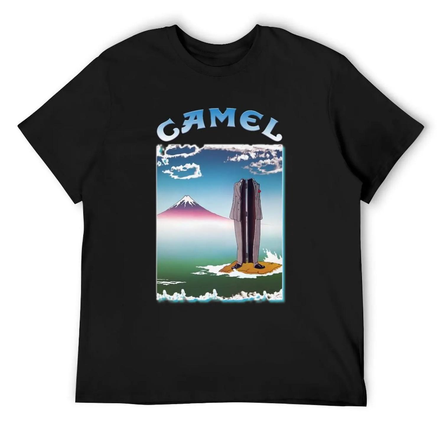 

CAMEL BAND people who wait T-Shirt Personalized t-shirt Man t-shirt funny costumes men tshirt XXXXXL чорний