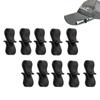 Golf Tee Holder Hat Clip 10pcs Hat Clamps Golf Ball Marker Holders Small Clip Golf Accessories Multi-Purpose For Camping Belts