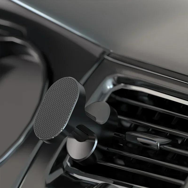

2025 Магнитный держатель для телефона в автомобиль Магнитный держатель для смартфона на воздуховод GPS Для Xiaomi Mi Huawei Samsung LG iPhone 15 14 13 12 X Xr 8 7 чёрный