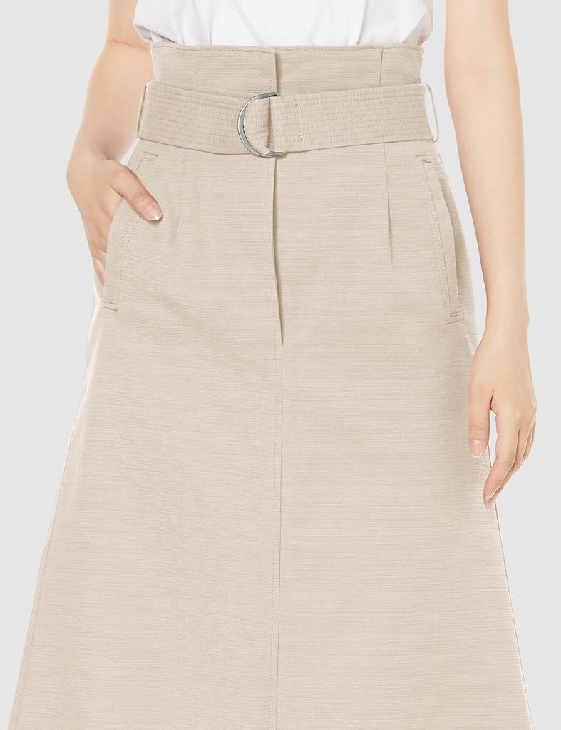 Mira Owen Belted Stitched Mermaid IVR 0 Women's Skirt, 09WFS224056,