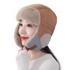 Unisex USB Heated Cycling Hat with Ear Protection - Warm, Windproof, and Plush for Cold Weather