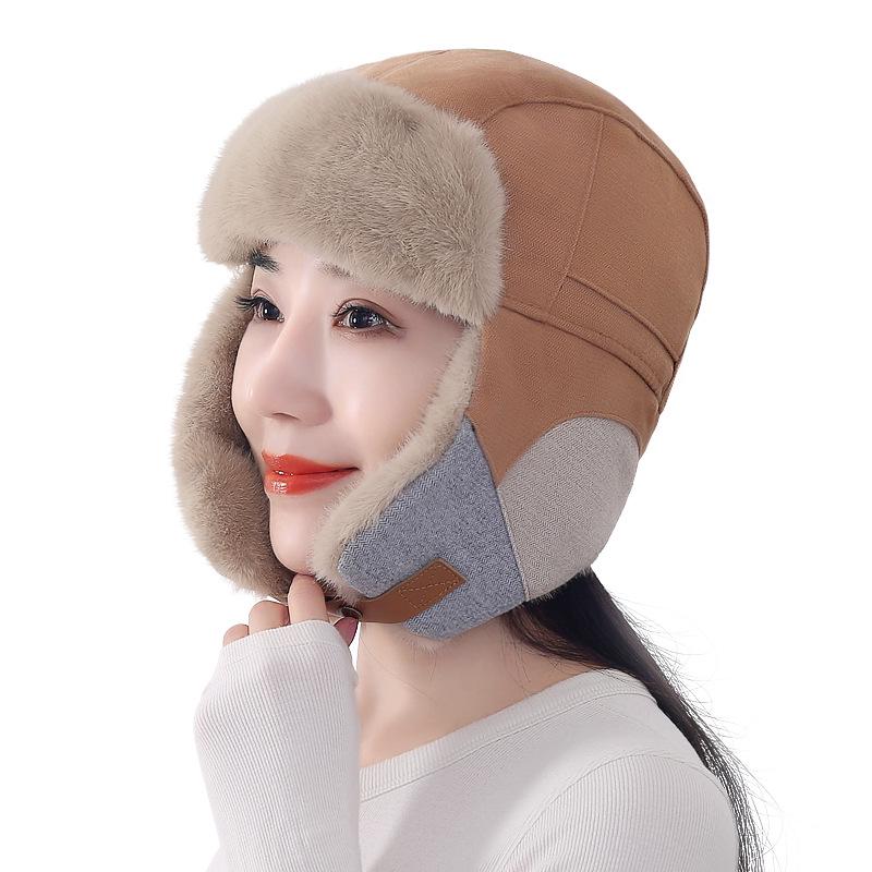Unisex USB Heated Cycling Hat with Ear Protection - Warm, Windproof, and Plush for Cold Weather