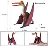 Oenux Classico Giurassico Dinosauro Giocattolo Quetzalcoatlus Ljahjas Pterodattilo Action Figures Animali Modello PVC Collezione Giocattolo per Bambini