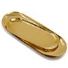 Compact Stainless Steel Tray for Tea Fruit and Jewelry Organization